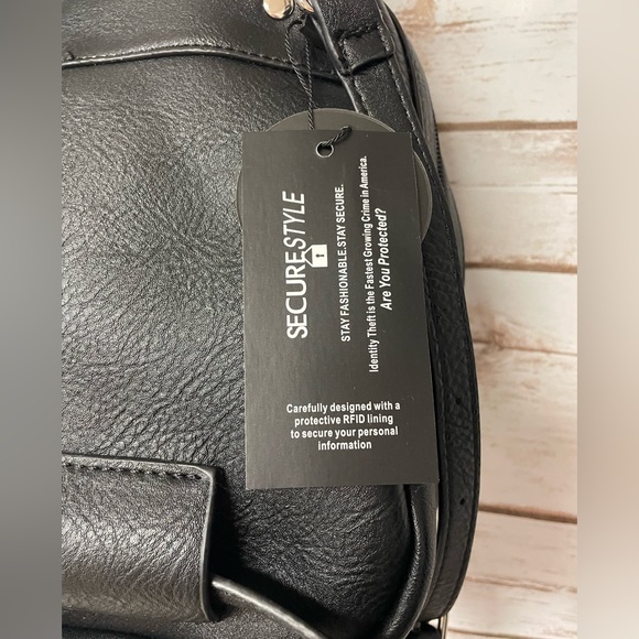 K. Carroll Willow Mini Backpack Crossbody Black - Picture 3 of 8